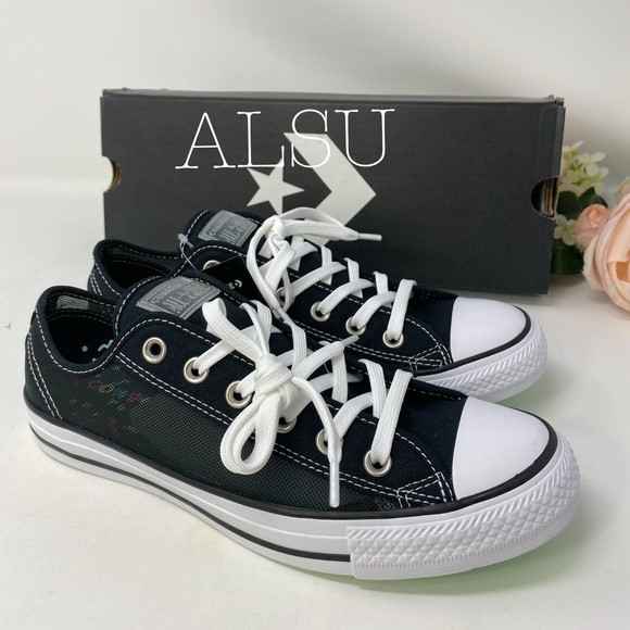 Converse Ctas Low Top Mesh Black W AUTHENTIC - Picture 5 of 8